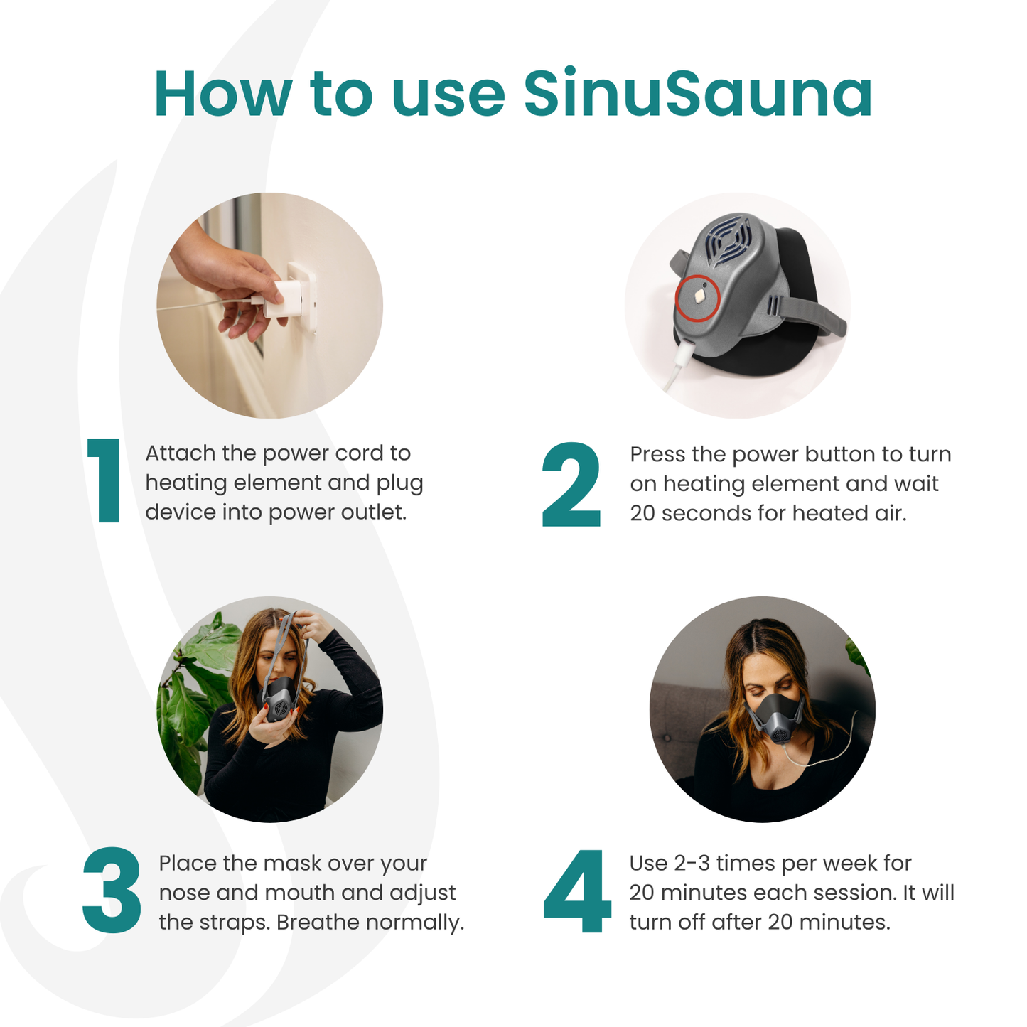 SinuSauna Heated Dry Air Therapy Mask